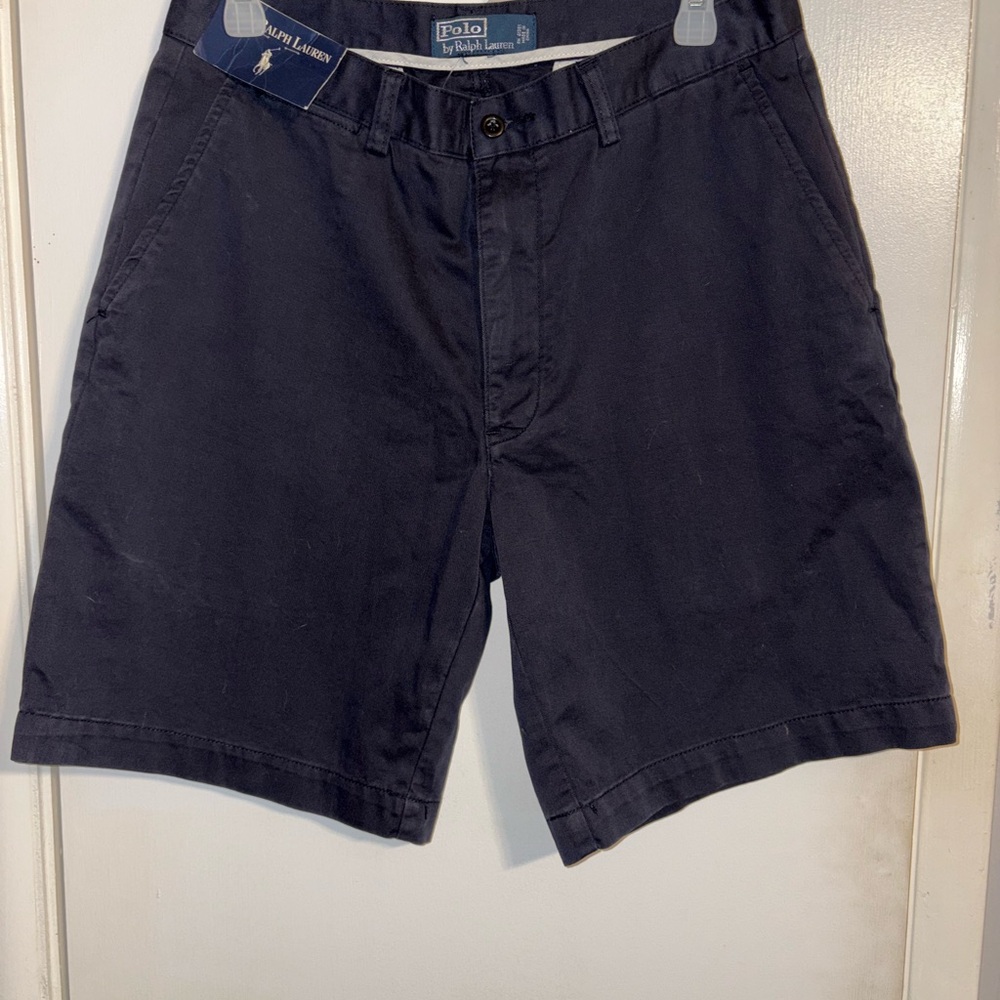 Polo by Ralph Lauren Blue Flat Front Shorts